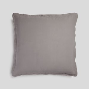 Linen Euro Sham (Pebble)