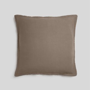 Linen Euro Sham (Warm Grey)