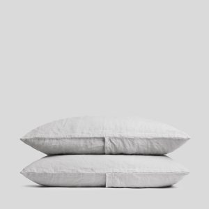 Linen Pillowcase Set - FINAL SALE (Fog)