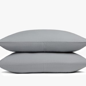 Linen Pillowcase Set - FINAL SALE (Slate Blue)