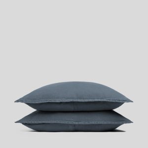 Linen Sham Set (Dusk)