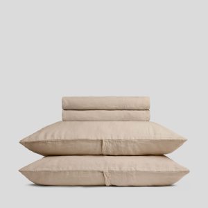 Linen Sheet Set - Toast F/Q