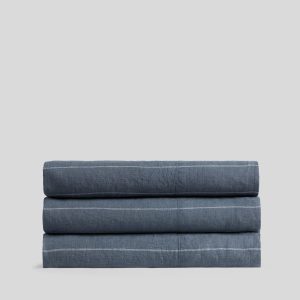 Linen Top Sheet (Dusk Stripe)