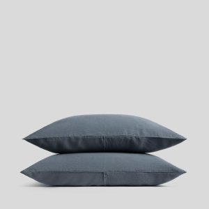 Linen Tencel Pillowcase Set (Dusk)