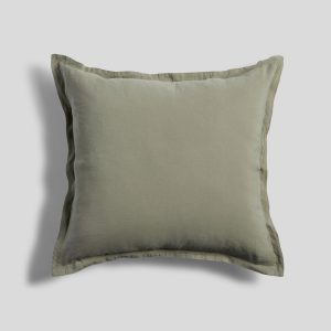 Linen Tencel Euro Sham - FINAL SALE (Moss)