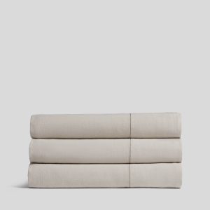 Linen Tencel Top Sheet (Bone)