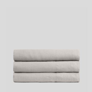 Linen Top Sheet (Dove)