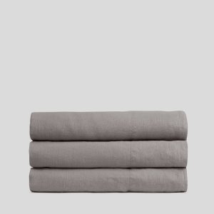 Linen Top Sheet (Pebble)
