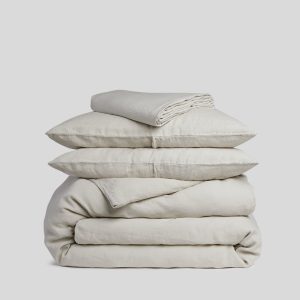 Linen Venice Set - Bone F/Q