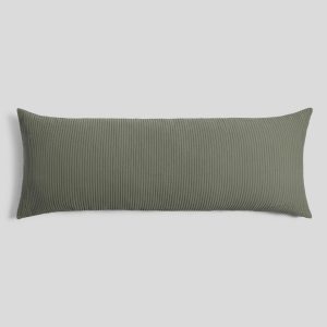 Matelasse Body Pillow Cover (Moss)
