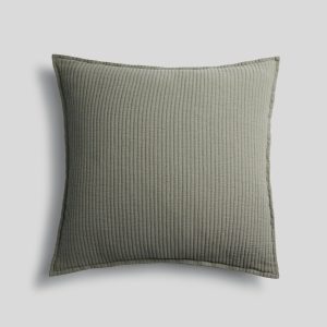 Matelasse Euro Sham (Moss)