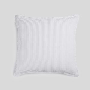 Matelasse Euro Sham (White)