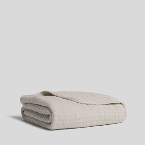 Organic Air Cotton Toddler Quilt (Bone)