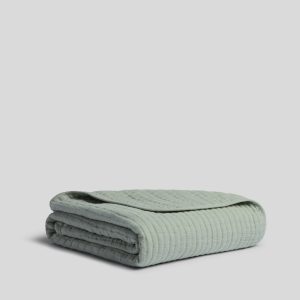 Organic Air Cotton Toddler Quilt (Sage)