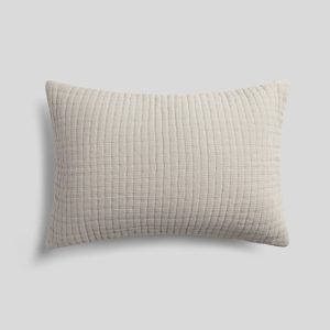 Organic Air Cotton Mini Sham (Bone)