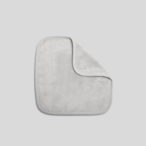 Organic Baby Washcloth - FINAL SALE (Light Grey)