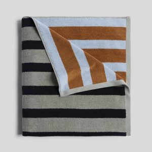 Organic Cabana Beach Towel - Sage and Honey