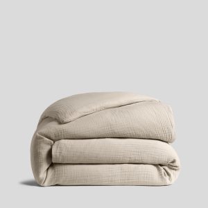 Organic Cloud Cotton Duvet Cover (Bone)