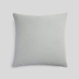 Organic Cloud Cotton Euro Sham - FINAL SALE (Smoke)