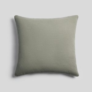 Organic Cloud Cotton Euro Sham (Moss)