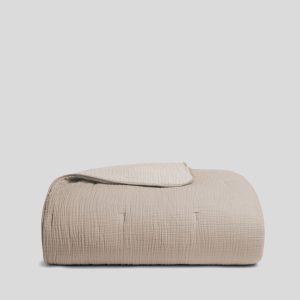 Cloud Cotton Quilt - FINAL SALE (Natural and Ivory)
