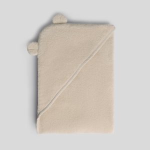 Organic Hooded Baby Towel with Ears (Natural)