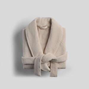 Classic Plush Robe (Bone)