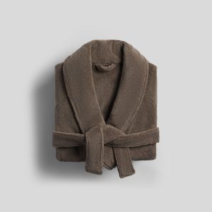 Classic Plush Robe (Warm Grey)