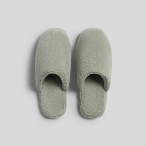 Classic Plush Slippers (Sage)
