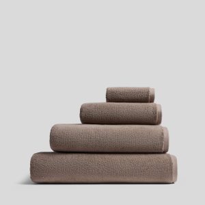 Organic Plush Towels (Warm Grey)