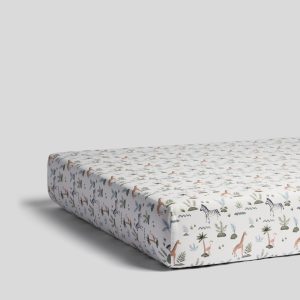 Percale Crib Sheet (Animal Print)