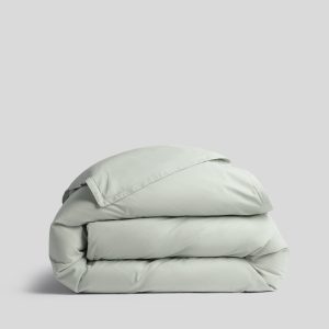 Percale Duvet Cover - FINAL SALE (Sage)