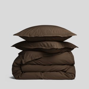 Percale Duvet Cover Set - Java F/Q