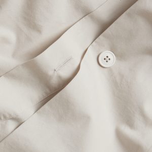 Percale Fitted Sheet - FINAL SALE (Sand)