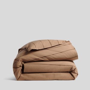 Percale Duvet Cover (Adobe Stripe)