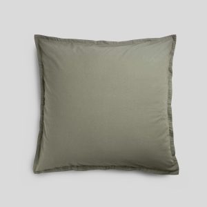 Percale Euro Sham (Moss)