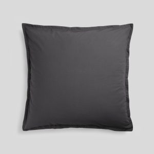 Percale Euro Sham - FINAL SALE (Slate)