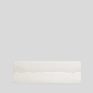 Percale Fitted Sheet (Cream)