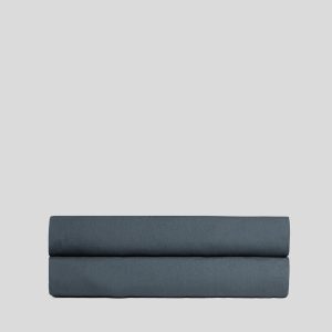 Percale Fitted Sheet (Dusk)