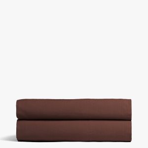 Percale Fitted Sheet - FINAL SALE (Raisin)