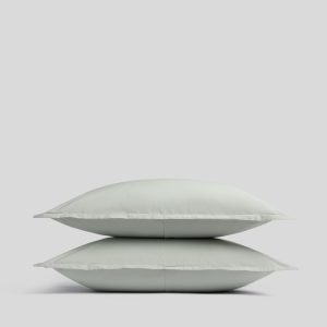 Percale Sham Set - FINAL SALE (Sage)