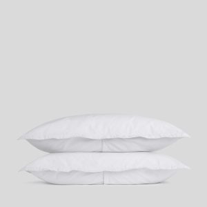 Percale Sham Set (White)