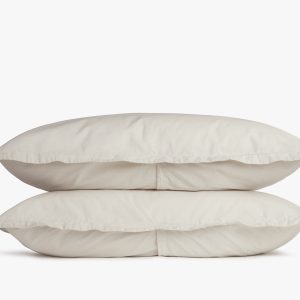 Percale Sham Set - FINAL SALE (Sand)