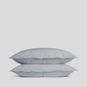 Percale Sham Set (Sky)