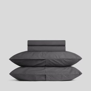 Percale Sheet Set - Slate F/Q