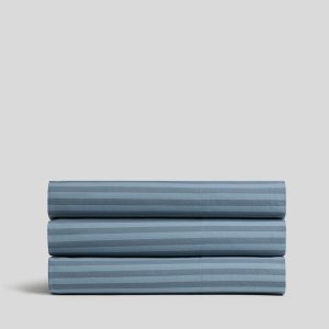 Percale Top Sheet (Dusk Stripe)