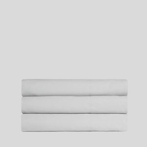 Percale Top Sheet - FINAL SALE (Light Grey)