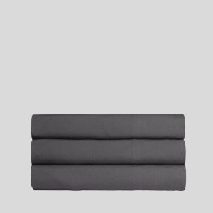 Percale Top Sheet - FINAL SALE (Slate)