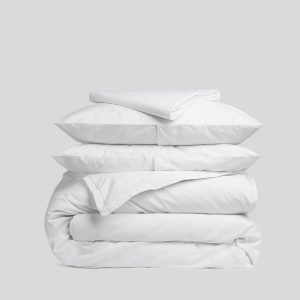 Percale Venice Set - White F/Q