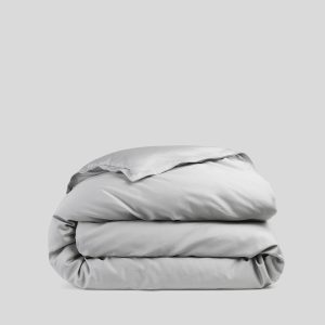 Sateen Duvet Cover (Light Grey)
